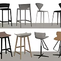 Modern Bar Stools With Various Designs And Colors For Home Kitchen Areas