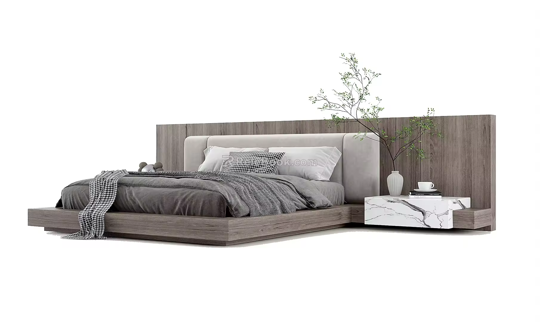 double bedding 3d model