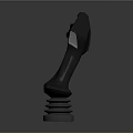 Advanced Spacecraft Control Joystick With Multiple Buttons Central Knob And Spiral Base For Space Exploration