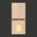 Mouse Trap With Wooden Base Yellow Bait And Metal Spring Structure
