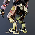 Robot Armor Warrior Game Character Iron Man 3d model