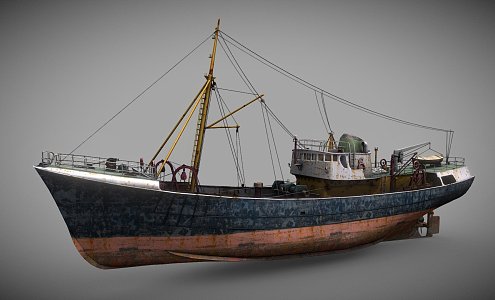 North Sea Trawler 3d model