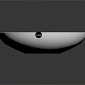 Silver Metal Wok With Black Handle And Shiny Reflective Surface