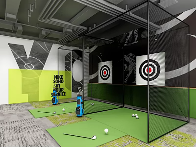 Golf Cage 3d model
