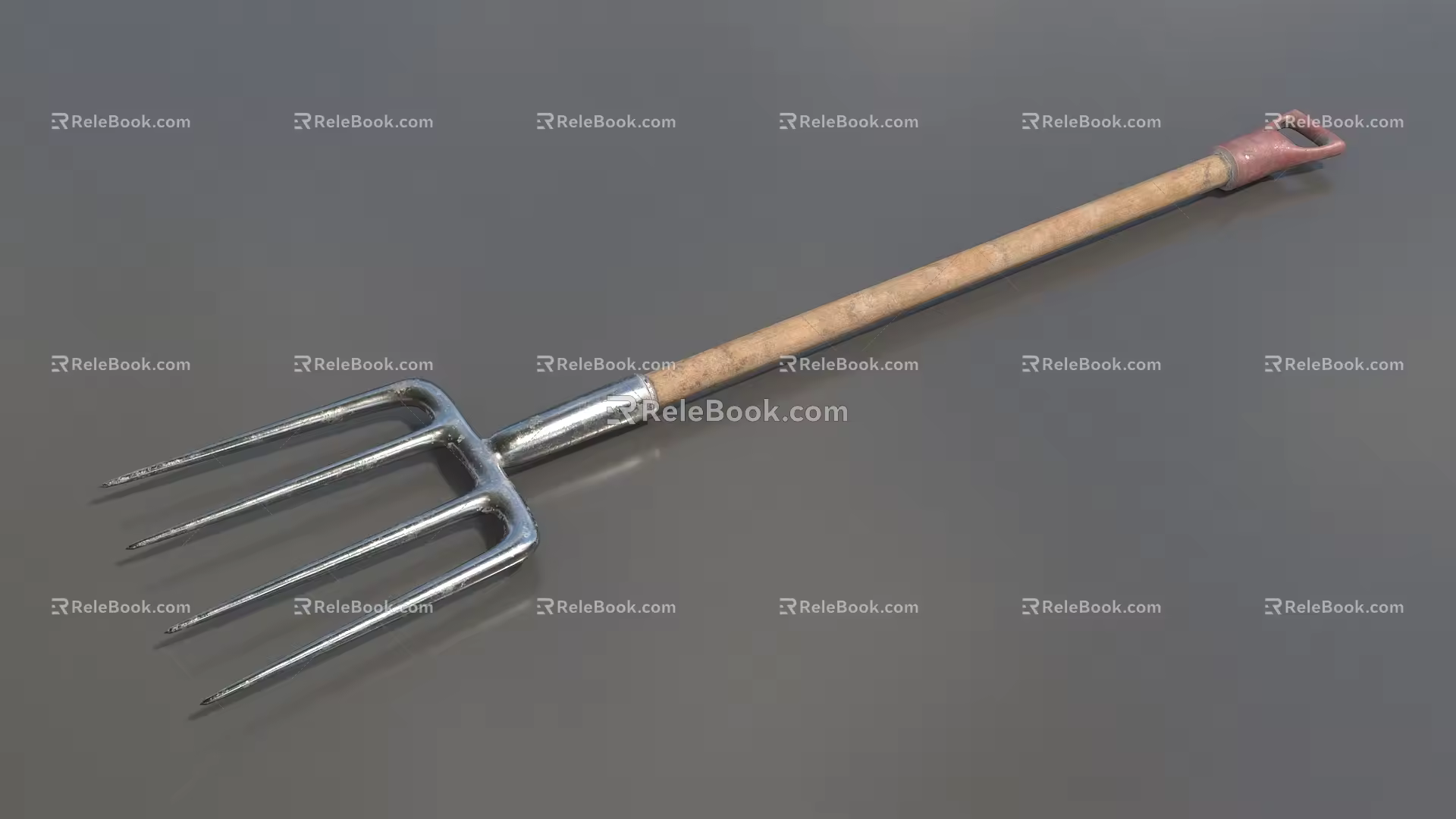 Fork Iron Fork Dung Fork Pitchfork Farm Tools Agricultural Fork Iron Fork Low Face Number Low Model Simple Model Game Movie Level Super Realistic 3d model