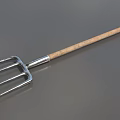 Fork Iron Fork Dung Fork Pitchfork Farm Tools Agricultural Fork Iron Fork Low Face Number Low Model Simple Model Game Movie Level Super Realistic 3d model