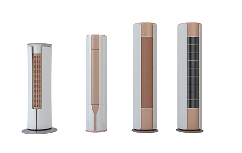 modern air conditioning column air conditioning 3d model