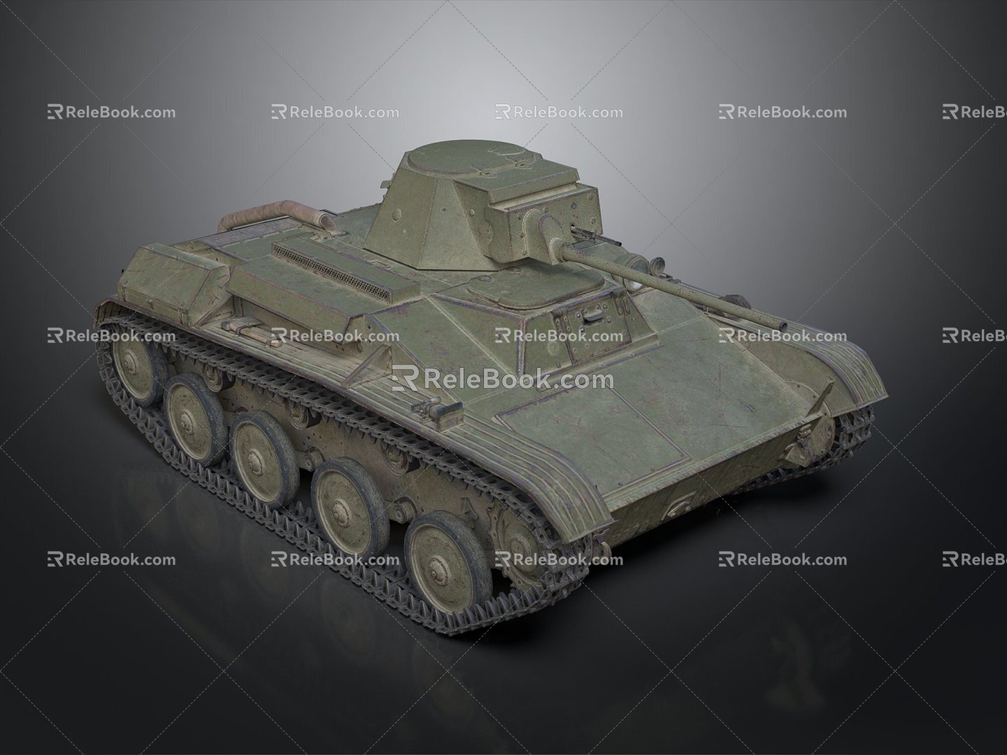 Light Tank Light Armored Tank Modern Tank World War II Tank World War I Tank Heavy Tank 3d model