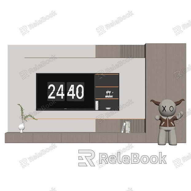 background wall TV background wall model