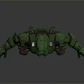 Sci-Fi Armor Alien Armor Sci-Fi Armor High-Tech Armor Futuristic Armor Alien Warrior Armor 3d model