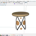 Modern Simple Side Table 3d model