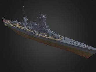 Warship Dreadnought Class Destroyer Battleship Cruise Ship Frigate Ship Carrier Low Face Number Low Model Simple Model Game Movie Class Realistic 3d model