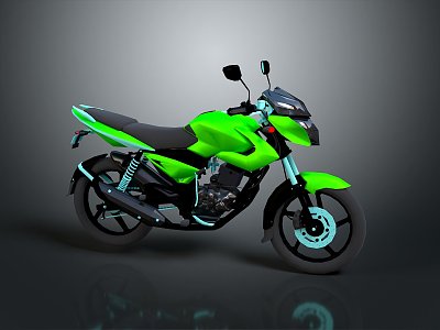 Motorcycle two-wheeled motorcycle off-road motorcycle road race motorcycle motor vehicle transport 3d model