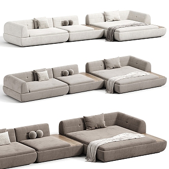 Modern Multiplayer Sofa 3d model