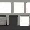 Wall Mounted Roller Blinds With Various Colors And Textures For Interior Design