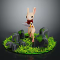 Mouse Wizard Mouse Warlock Cartoon Mouse Animation Mouse Animation Mouse Cartoon Character Cartoon Animal 3d model