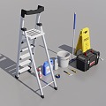 Cleaning tools 3d model