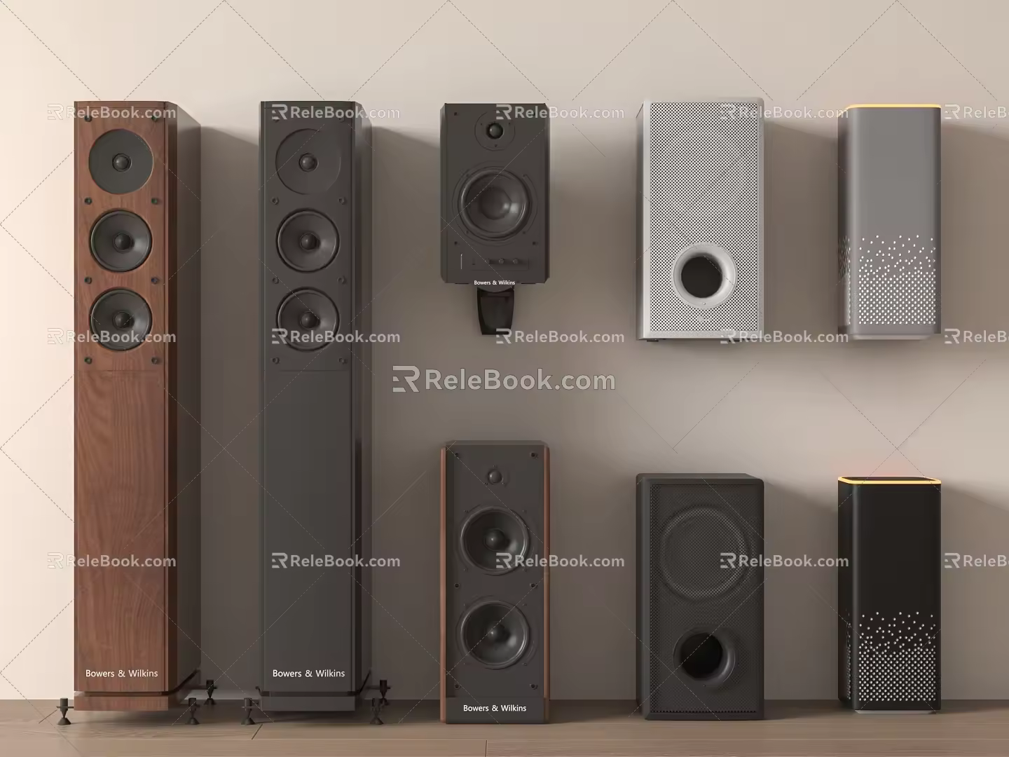 modern sound 3d model