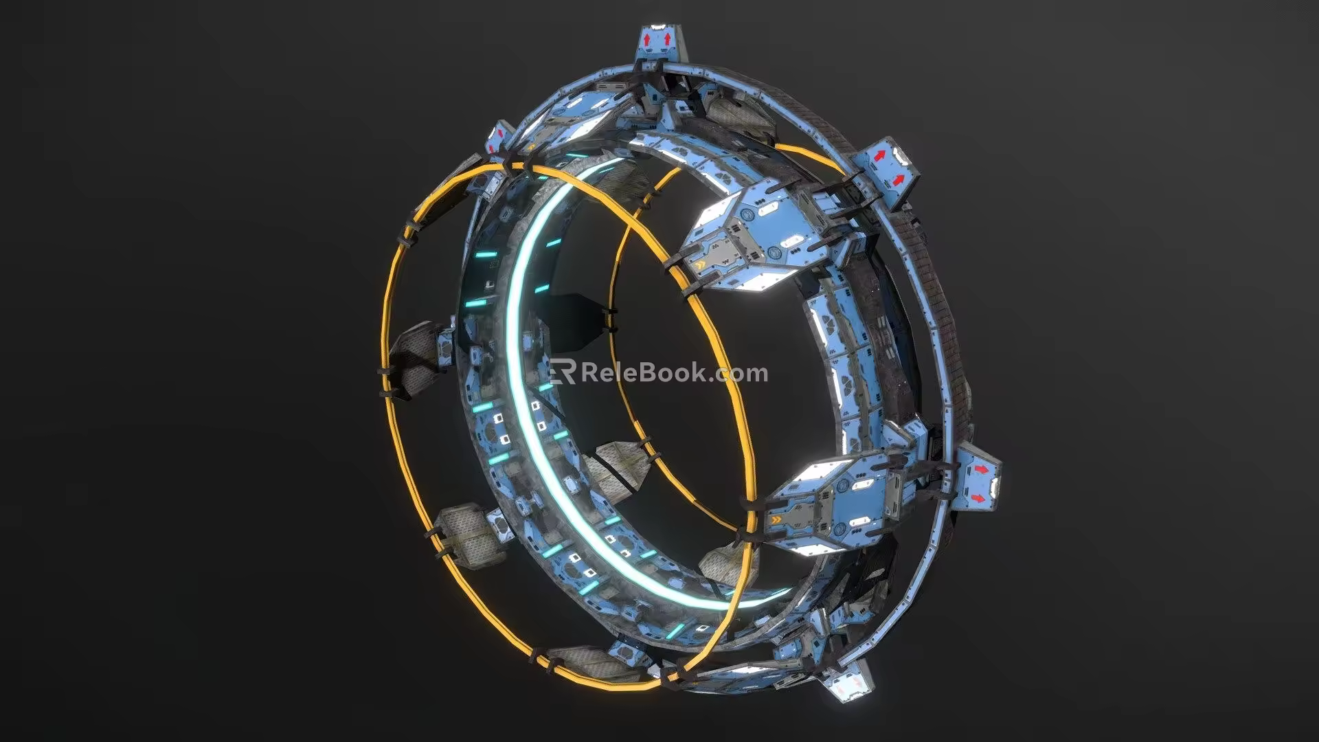 Sci-Fi Jump Gate 3d model