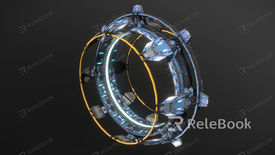 Sci-Fi Jump Gate model