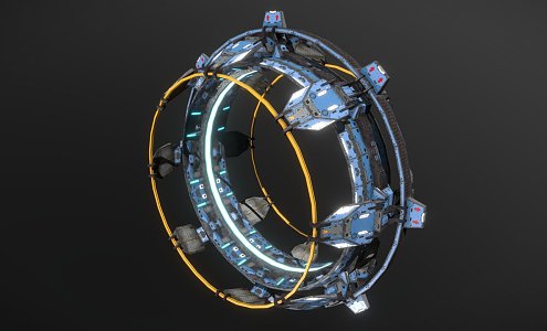 Sci-Fi Jump Gate 3d model