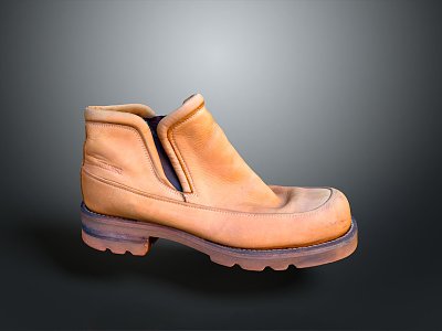 Cotton Shoes Warm Shoes Cold-proof Shoes Realistic 3d model