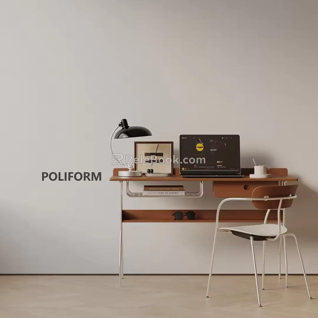 Modern Bookshelf 3d model