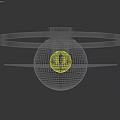Modern LEX Lighting Wall Lamps With Gold Ring And Circular Black Shades