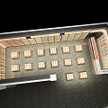 Tobacco and Alcohol Store Interior with Shelves Products and Stacked Display Boxes