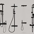 Modern Shower 3d model