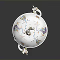 Intricately Sculpted Porcelain Lidded Bowl With Animal Figure And Decorative Patterns