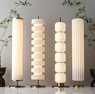 Modern floor lamp 3d model