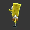 SpongeBob SquarePants Yellow Square Cartoon Character With Big Blue Eyes And Smiling Expression