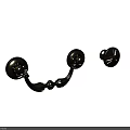 Vintage Ornate Brass Door Handles With Intricate Patterns And Classic Design