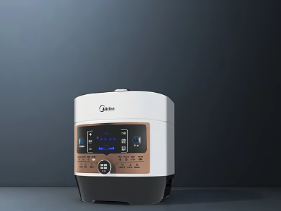 Midea Electric Pressure Cooker Kitchen Appliance With Digital Control And Multiple Functions 3d model