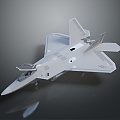 F22 Fighter Fighter Next Generation Aircraft 3d model