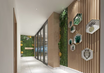 The Modern Corridor 3d model