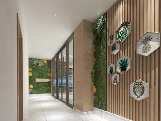 The Modern Corridor 3d model