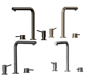 Faucet hardware faucet kitchen faucet 3d model