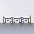 3D Model of Guardrail 3d model