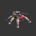 Modern Robot Mecha War Machine 3d model