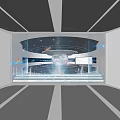 Modern Science and Technology Enterprise Exhibition Hall Science and Technology Planet 3d model