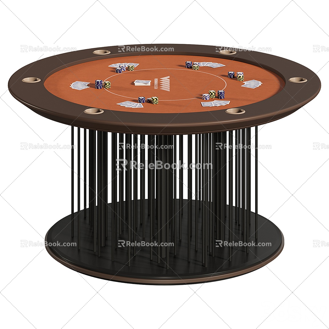 Shanghai Poker Table 3d model