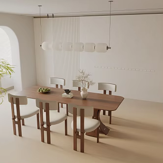 Modern table combination 3d model
