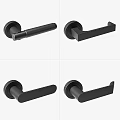 Modern Black Door Handles With Various Stylish Designs For Home Interior