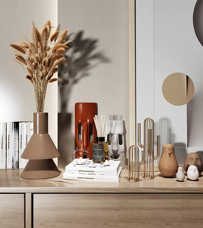 Modern Ornaments Combination Jewelry Ornaments 3d model