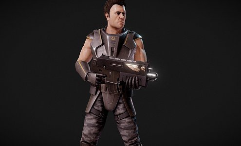 Mercenaries 3d model