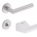 Modern door handle door handle combination 3d model