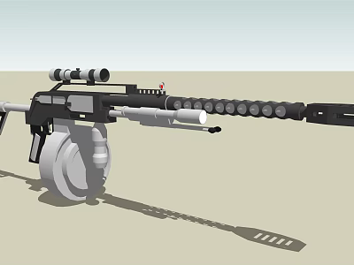 modern gun gun apparatus 3d model modern gun gun apparatus 3d model