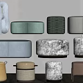 Modern Upholstered Sofa Stools In Various Colors And Stylish Designs For Home Decor